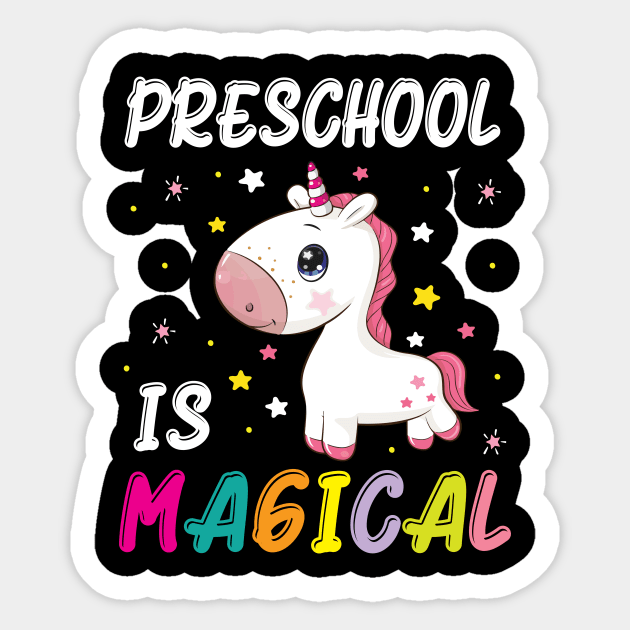 Unicorn Students Seniors Back To School Preschool Is Magical Sticker by Cowan79